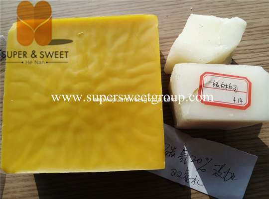 China Manufactory Light Yellow Bee Wax Block Bulk Beeswax supplier