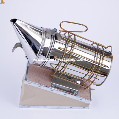 beekeeping supplies stainless steel leather bee smoker drive bees