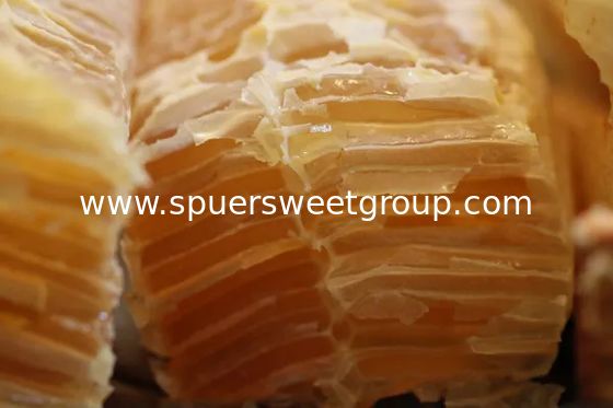 100% Pure Combing Honeycomb Airtight Food Grade Raw Honeycomb Taste Crunchy Chewy Jujube Honey Nature Unprocessed Bottle