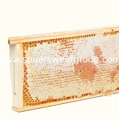 Premium All Natural Raw China Bee Honeycomb Food Grade 100% Pure Edible Honey Comb with Whole Frame Beehive Honey 2kg