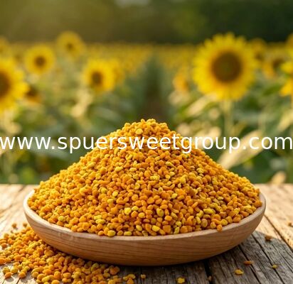 Wholesale 100% Pure Natural Wild Mixed Bee Pollen Powder Food Grade Camellia Buckwheat Rape Sunflower Bulk for Health Supplement