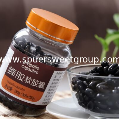 Wholesale Factory OEM 100% Natural Bee Propolis Soft Capsules High Quality Immune Support Bulk Softgel Dietary Supplement
