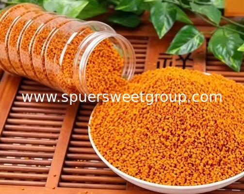 Wholesale Top Quality 100% Pure Natural Fresh Tea Bee Pollen Granules Food Grade HALAL Bulk Factory Supply for Health Supplement