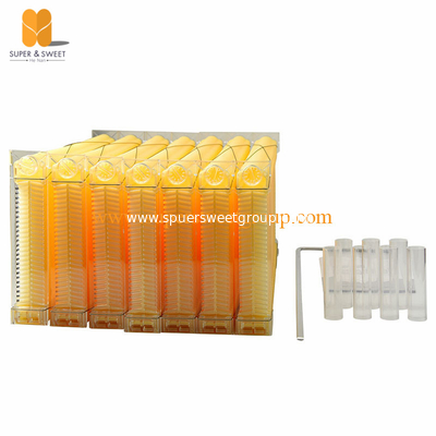 Honey flow factory directly supplies 7 pcs plastic beehive auto flow hive frames