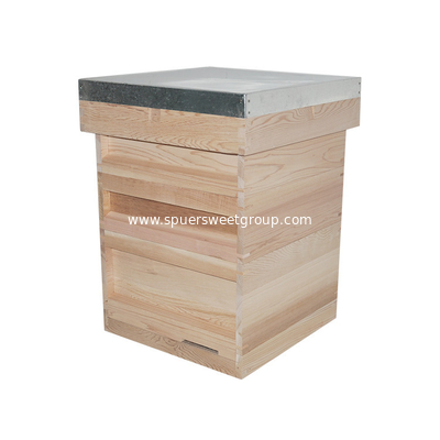 China Custimized Red Cedar British Beehive UK Bee Box with National Pine Wood Bee Hive Frames