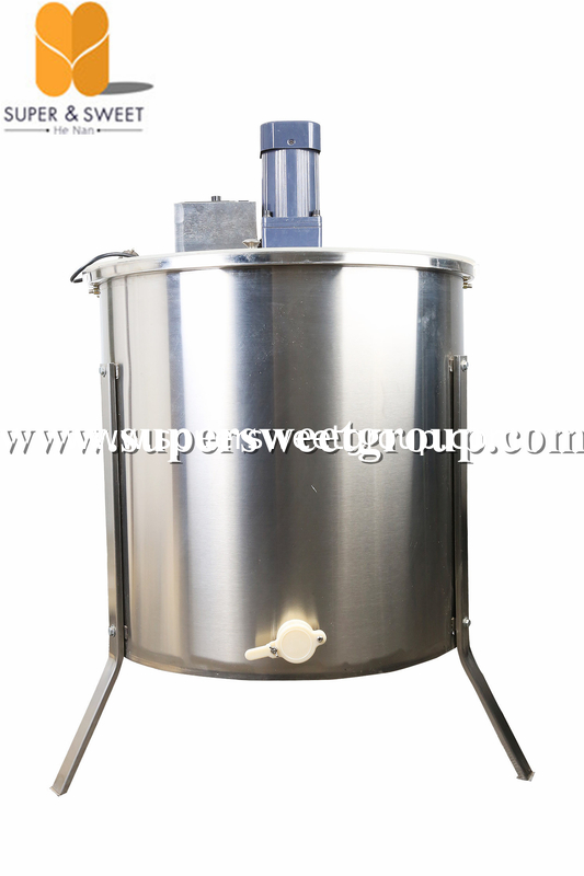 120V/240V electric 6 frames honey extractor with legs and gate for beekeeper