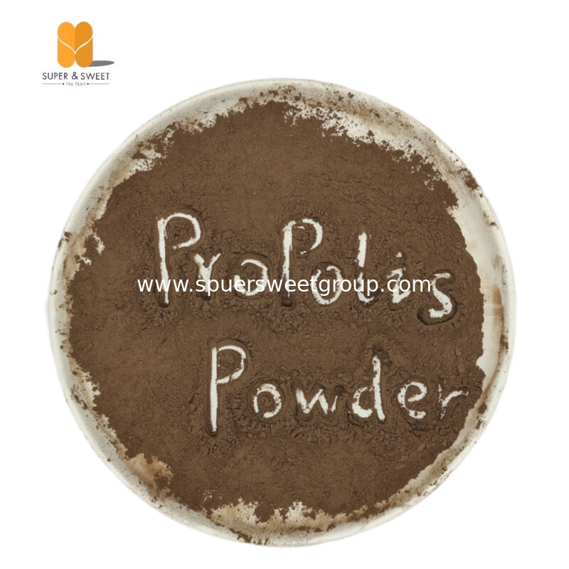 OEM Premium 70% Pure Natural Bee Propolis Extract Powder Water Soluble High Flavonoids Food Grade Bulk for Nutraceuticals