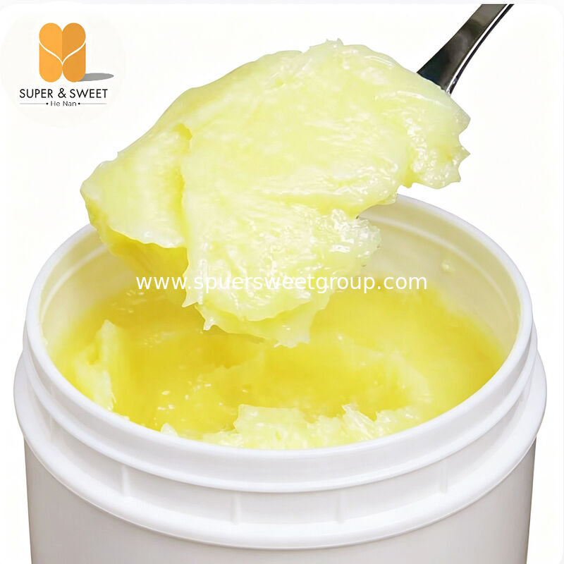 100% Natural Fresh Royal Jelly 10-HDA 1.8% 2.0% GMP HALAL Food Grade Bulk 1kg Vacuum Pack High Quality Factory Wholesale